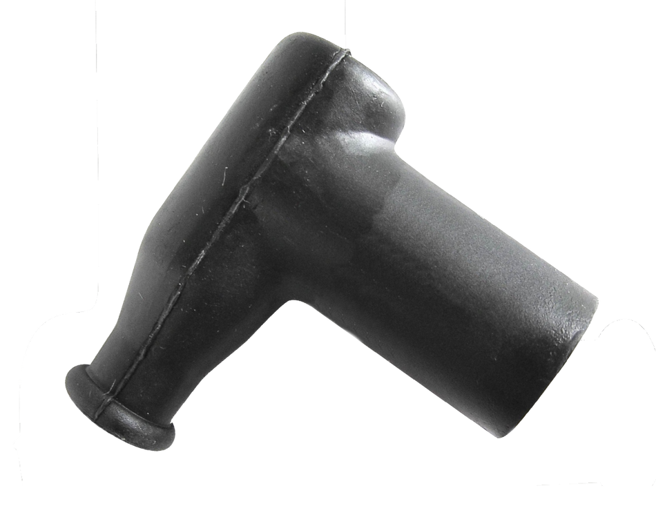 SPARK PLUG CAP BLACK SILICONE