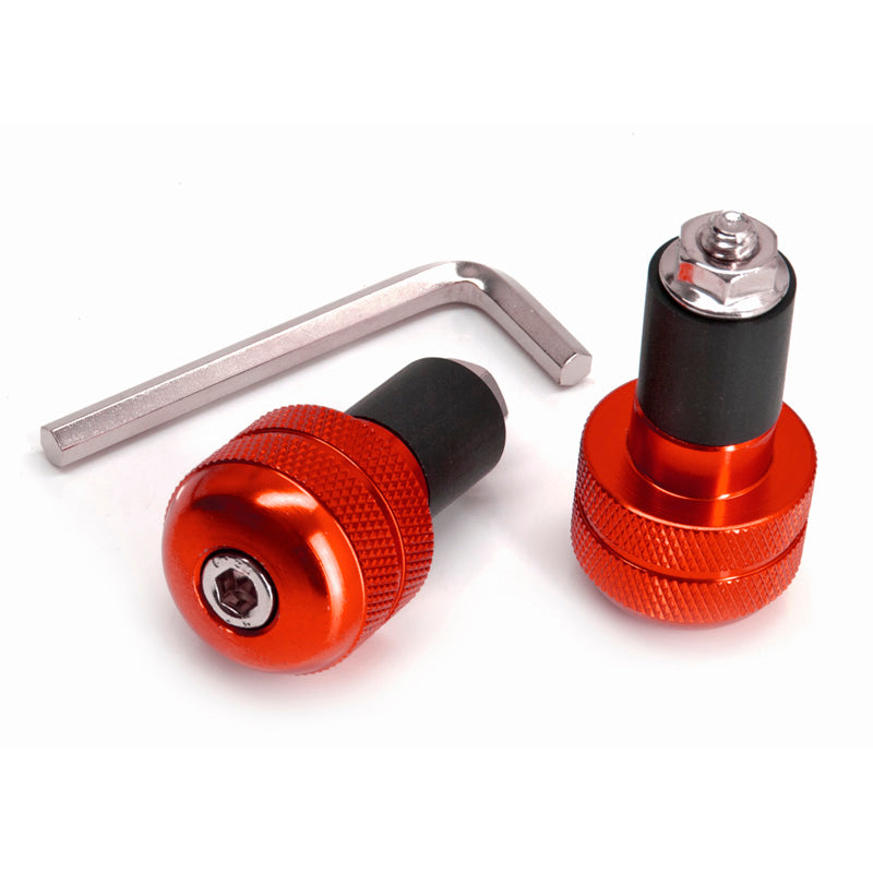 RED HANDLEBAR PLUGS (2PCS).