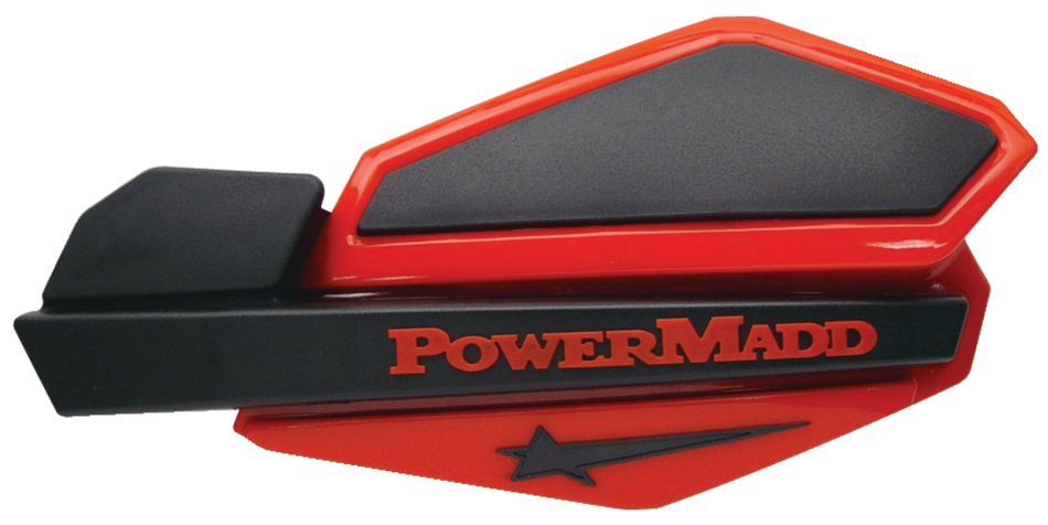 STAR HANDGUARDS RED/BLACK-POLARIS