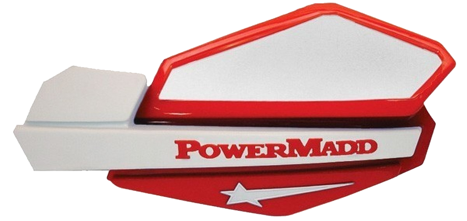 STAR HANDGUARDS HONDA RED/WHITE
