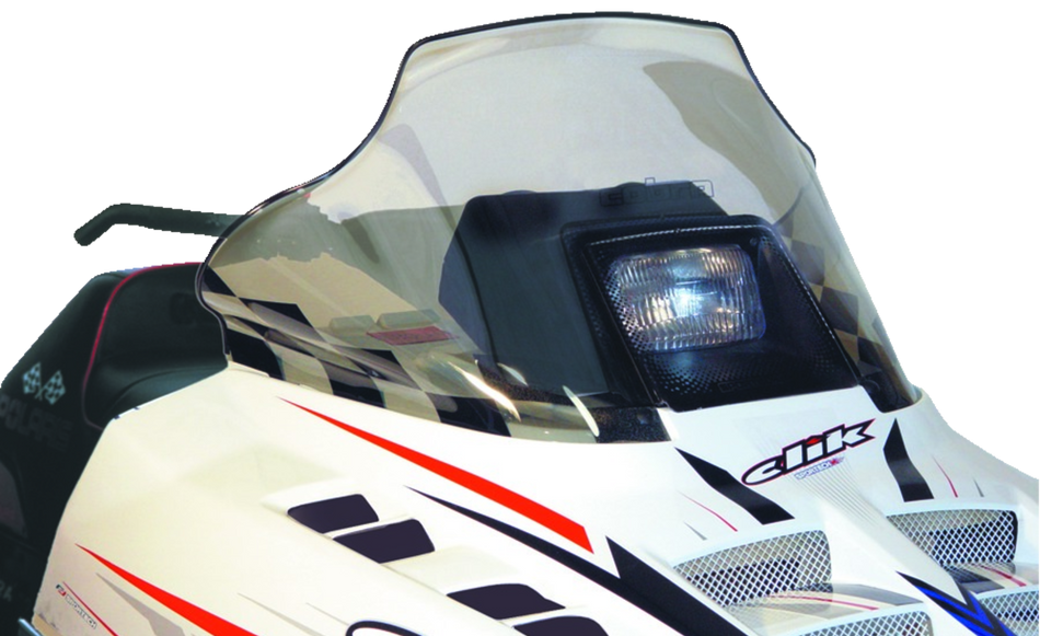 COBRA STD LOW 11.5"WHT POLARIS WINDSH.