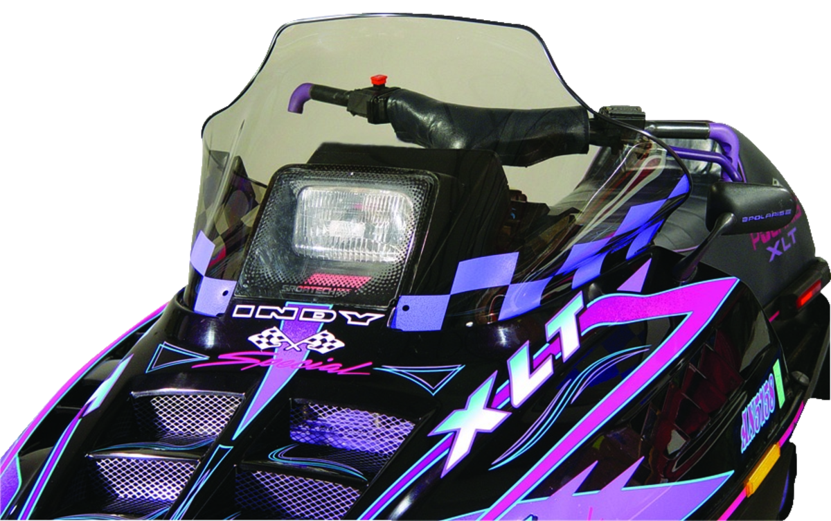 COBRA STD SM.W/PUR.R.FLAG 13.5"POLARIS