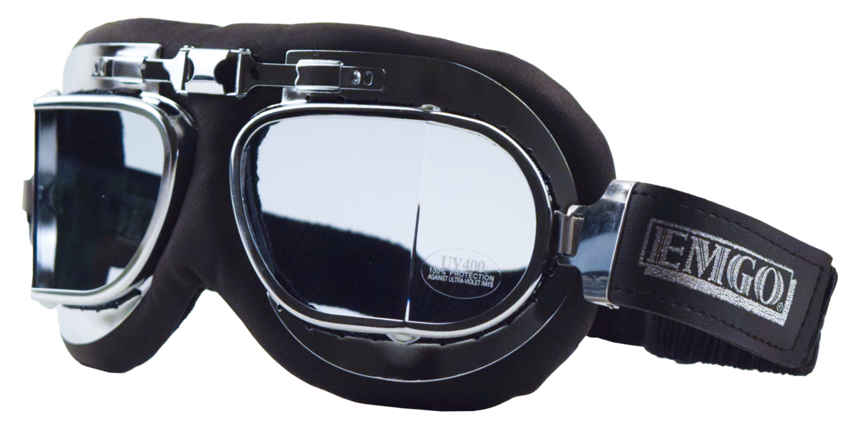 CLASSIC GOGGLE CHROME LEATHER