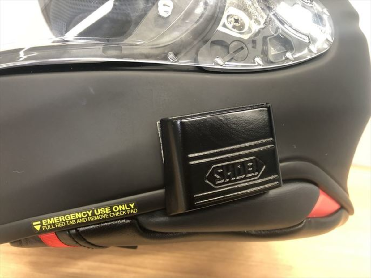 SHOEI UNIVERSAL COM HOLDER (WITH VELCRO)