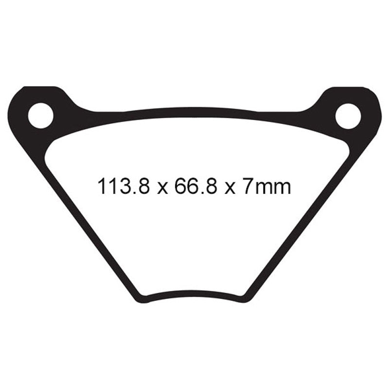 EBC PAD FA24/2FERODO 310-0242(FDB185/R)