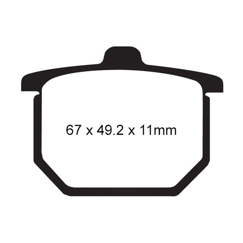 EBC PAD FA29FERODO 310-029(FDB182P)(VD107/112)