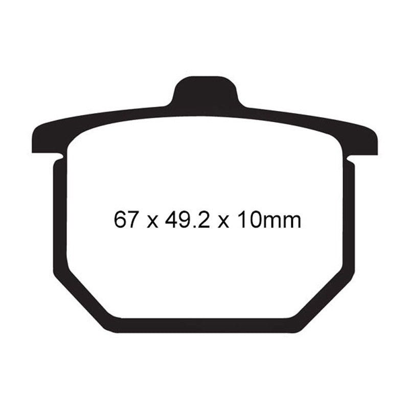 EBC PAD FA30FERODO 310-029(FDB182P)(VD115/118)