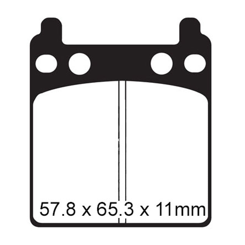 EBC PAD FA32FERODO 310-032(FDB134P)(VD108/116)