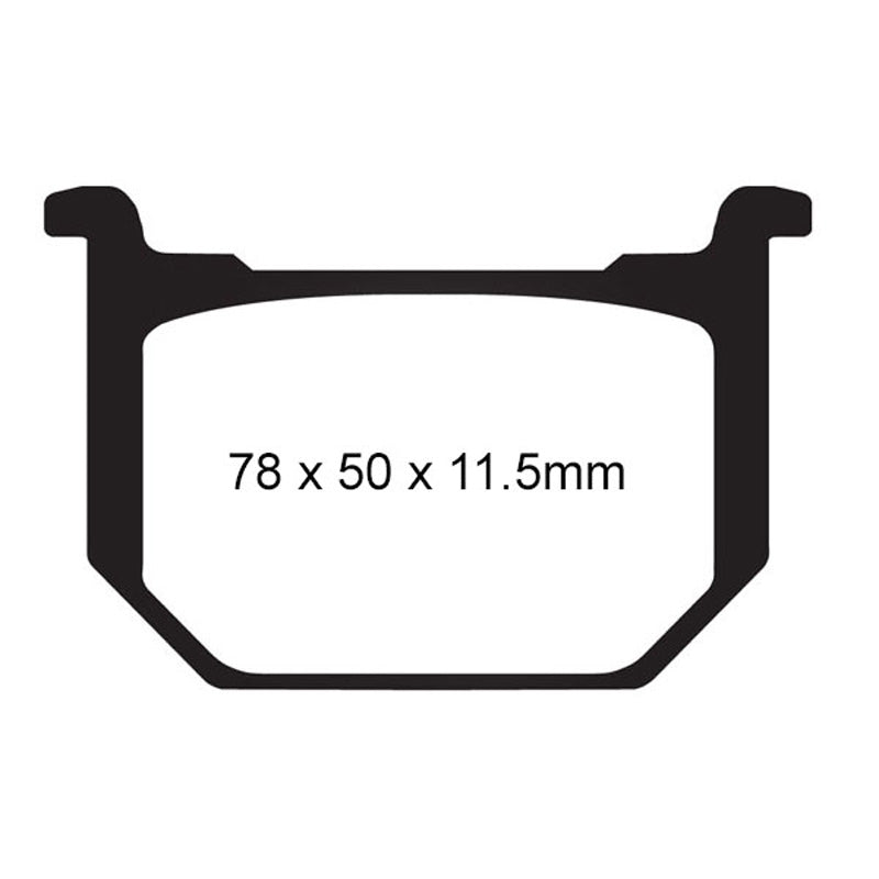 EBC PAD FA51FERODO 310-051(FDB218P)  (VD322)