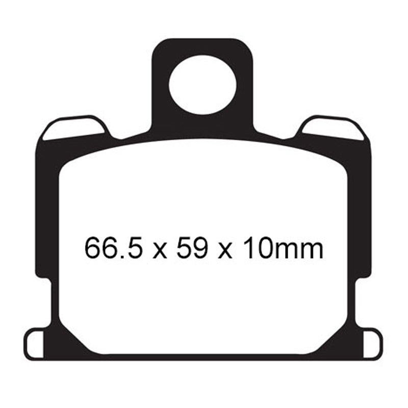 EBC PAD FA70FERODO 310-070(FDB277P)  (VD228)