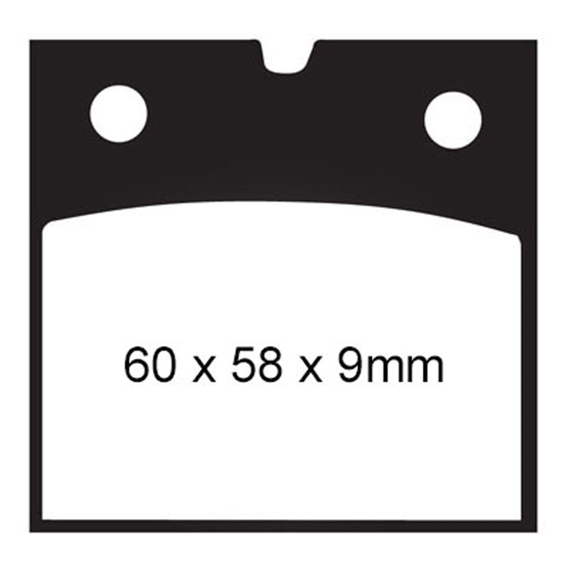 EBC PAD FA77FERODO 310-077(FDB204P)