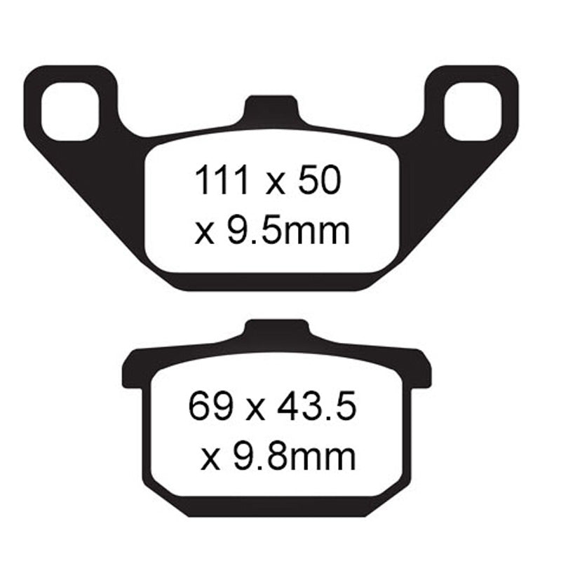 EBC PAD FA85FERODO 310-085(FDB339P) (VD426)