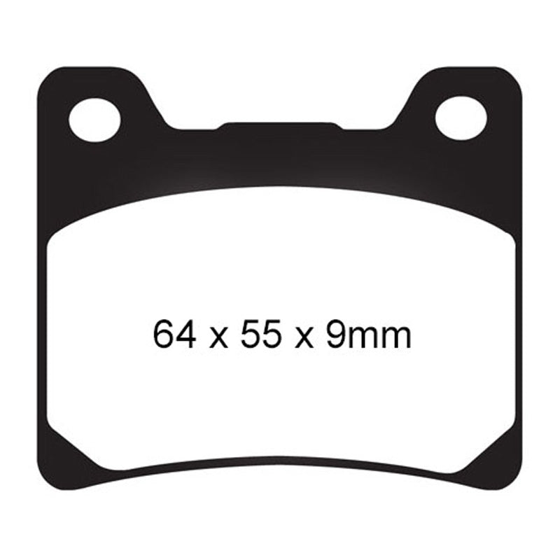EBC PAD FA88FERODO 310-088(FDB337P)   (VD236)