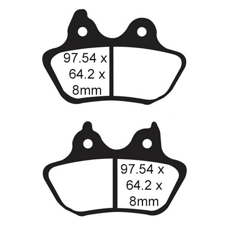 EBC PAD RR FA434 HARLEY FXS/FLS 06-07