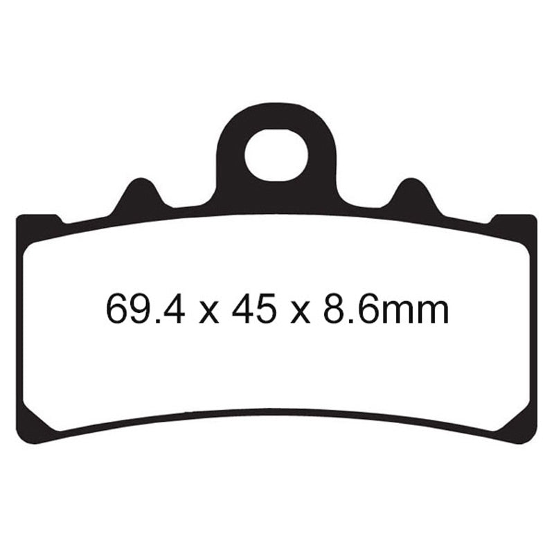 EBC PAD FA606 KTM DUKE / RC 390 15-16 FR