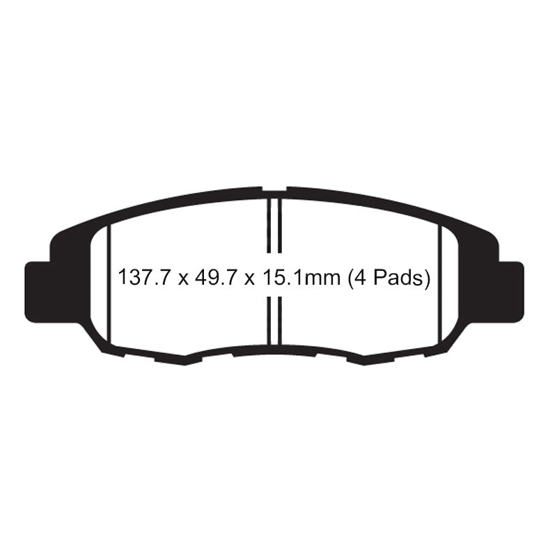 EBC PAD FA6694 POLARIS SLINGSHOT 15-16 FR