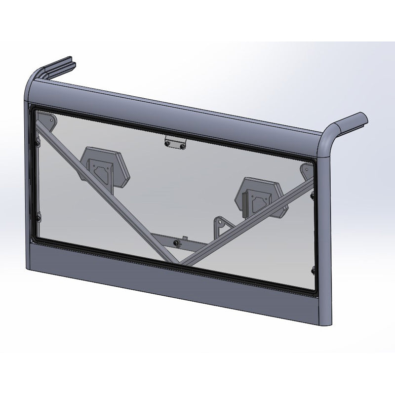 %REAR WINDSHIELD HC CFMOTO UFORCE 1000 19-22