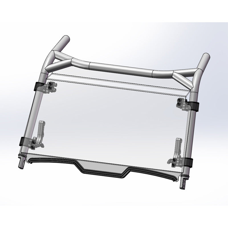 FULL TILT WINDSHIELD HC POLARIS RZR XP TURBO 18-21