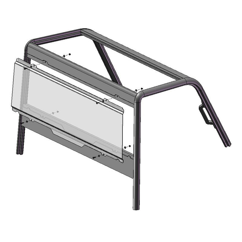 REAR WINDSHIELD HC POLARIS RANGER FULL SIZE