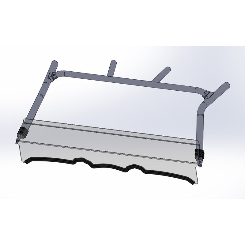 %SHORT WINDSHIELD HC YAMAHA YXZ1000R 16-18