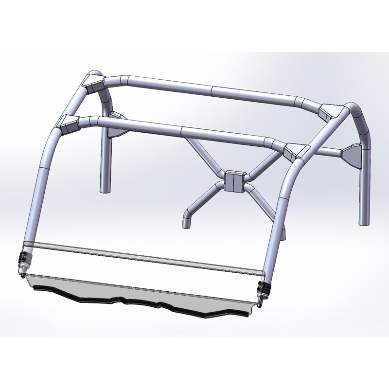 %SHORT WINDSHIELD HC YAMAHA WOLVERINE 16-18