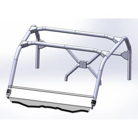 %SHORT WINDSHIELD HC YAMAHA WOLVERINE 16-18