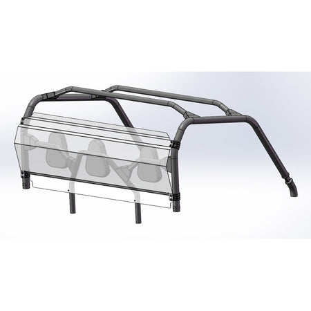 %REAR WINDSHIELD HC YAMAHA VIKING 14-22