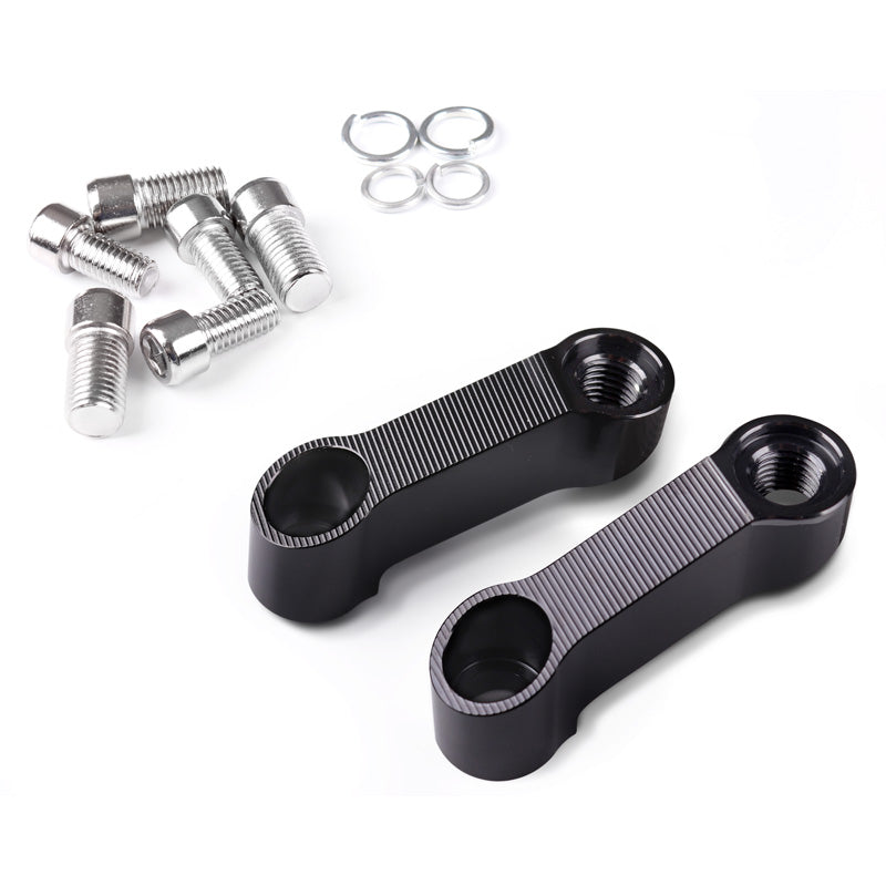MIRROR EXTENDER BLACK-8MM/10MM/LR THREAD (PR)