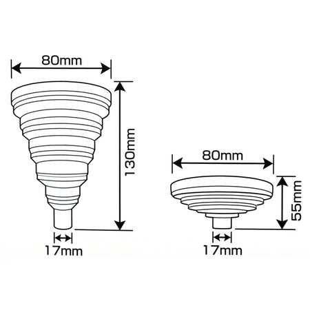 SILICON FOLDING FUNNEL