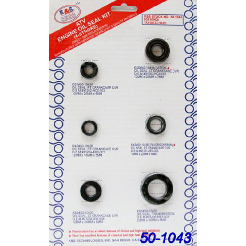 SEALS KIT TRX300EX 93-08
