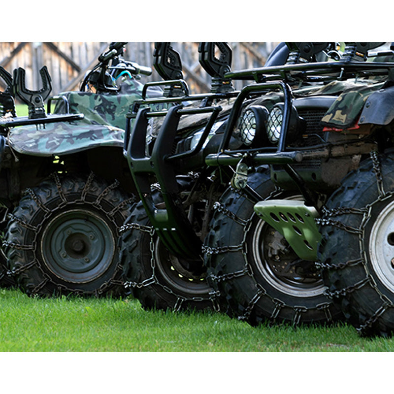 TIRE CHAINS 4 LINK ATV V-BAR 2PCS