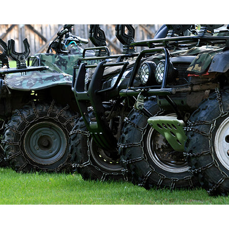 TIRE CHAINS 4 LINK ATV V-BAR 2PCS