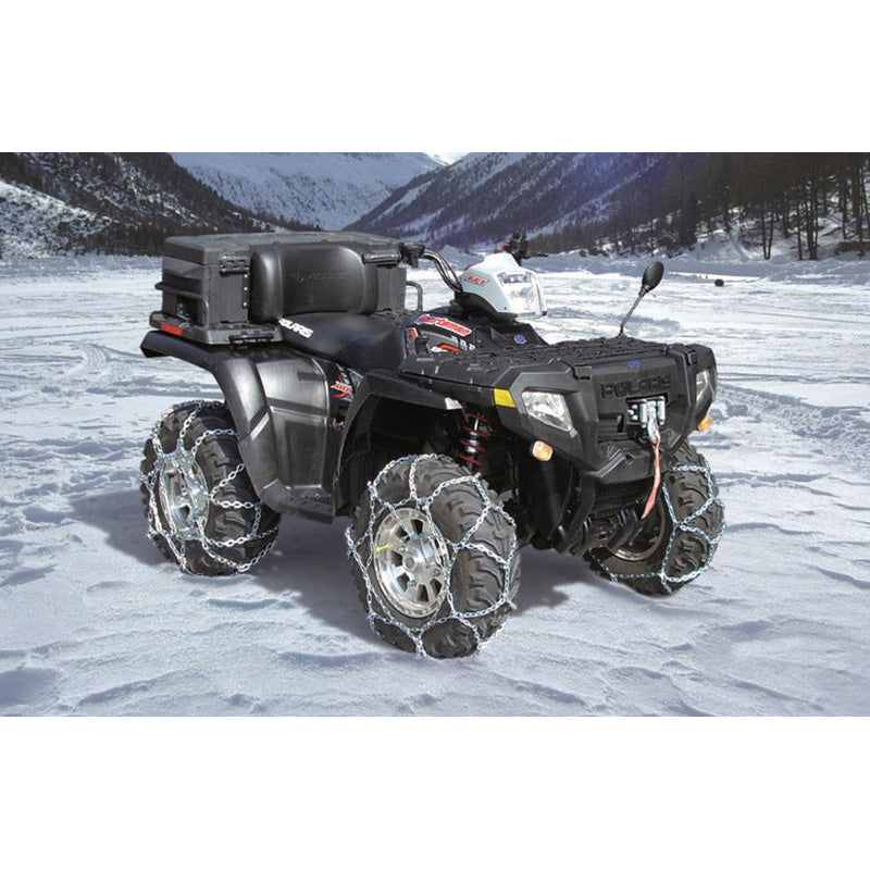 TIRE CHAINS 4 LINK ATV V-BAR 2PCS