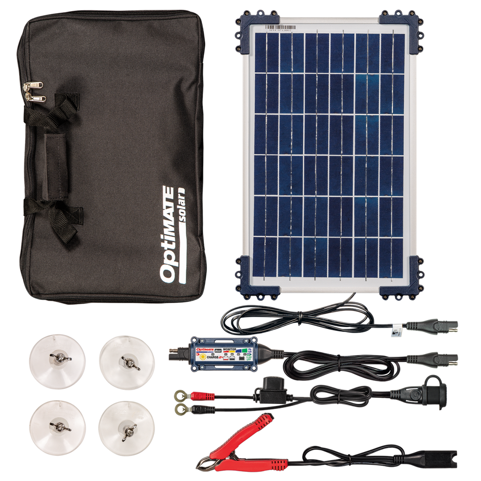 OPTIMATE SOLAR DUO 10W TRAVEL KIT