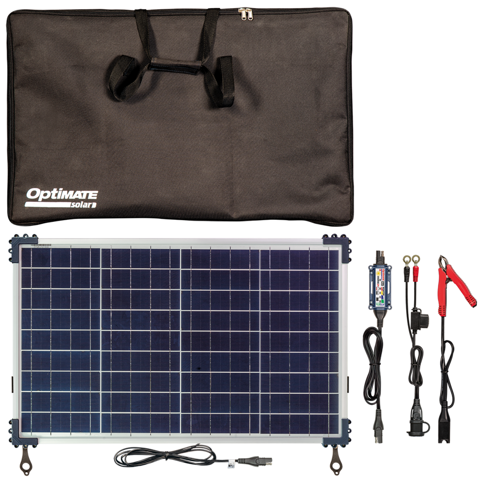 OPTIMATE SOLAR DUO 40W TRAVEL KIT