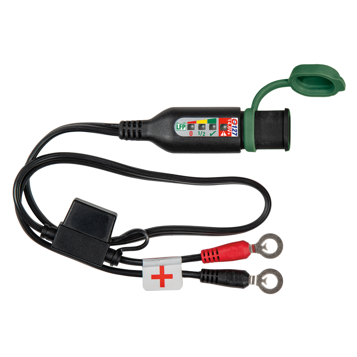 O-127 BATTERY LEAD W/LED QTY 1