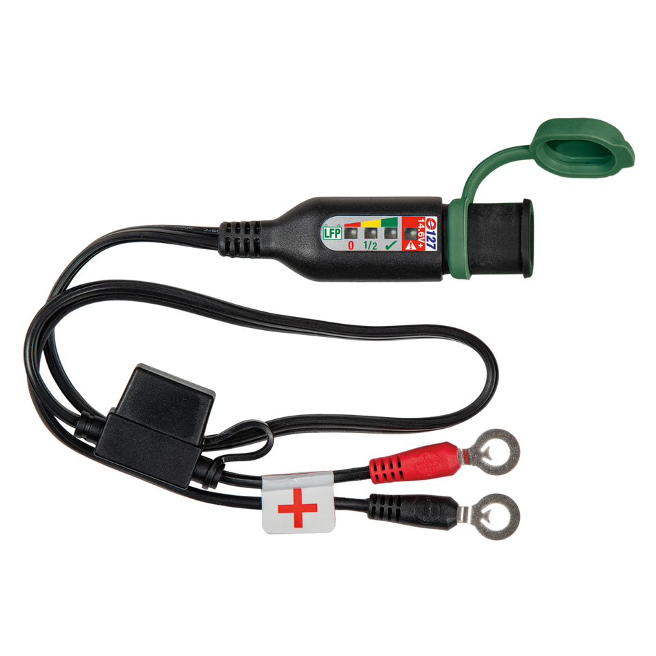 O-127 BATTERY LEAD W/LED QTY 1