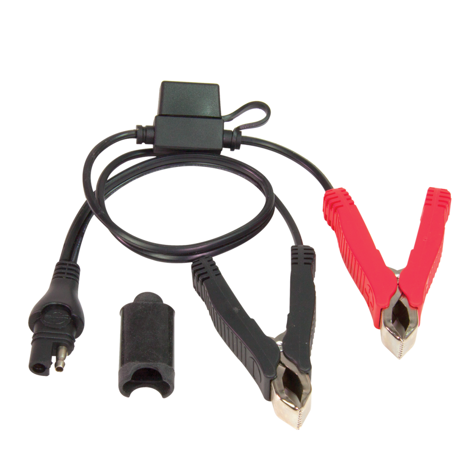 O-14 BATTERY CLIPS W/15A FUSE 12"/30CM