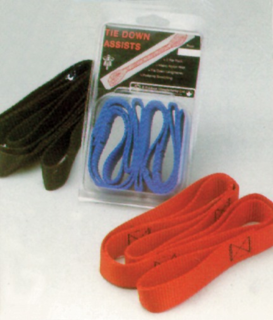 (2) 1"X18" 2000 LB ASSIST STRAPS RED
