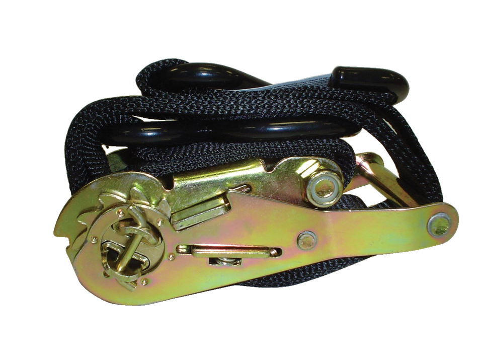 (2) 1"X6' 3000 LB HD RATCHET STRAP