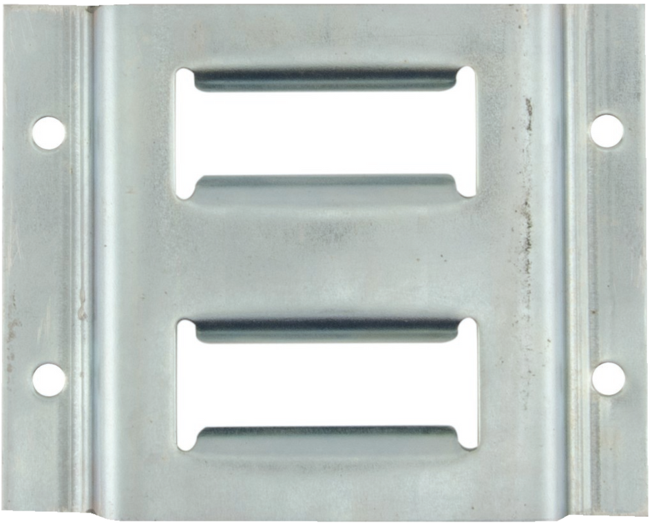  4" 6000 LBHORIZONTAL E-TRACK W/ 2 SLOTS