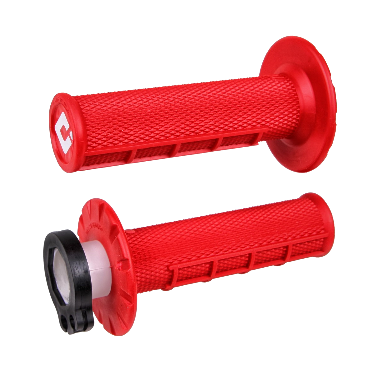 HALF-WAFFLE MX LOCK GRIP RED