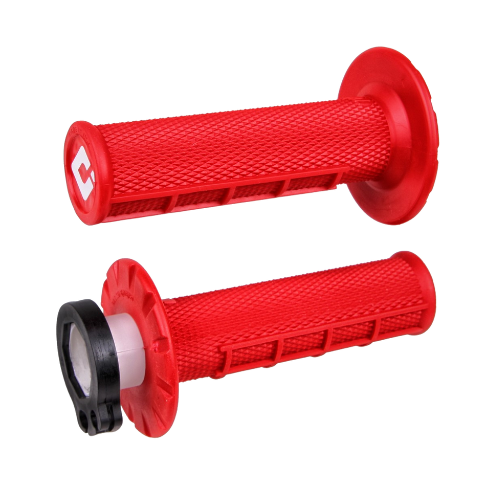 HALF-WAFFLE MX LOCK GRIP RED