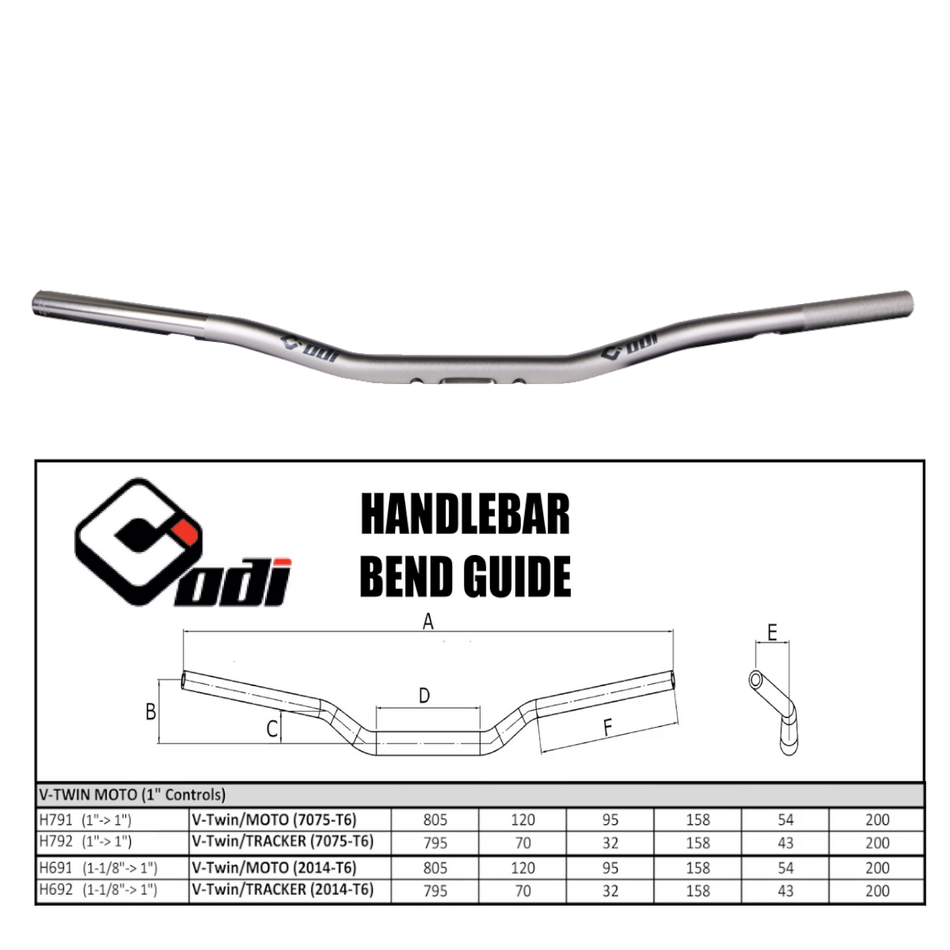 HD/TRACKER 1" TO 1" SIL HDLB