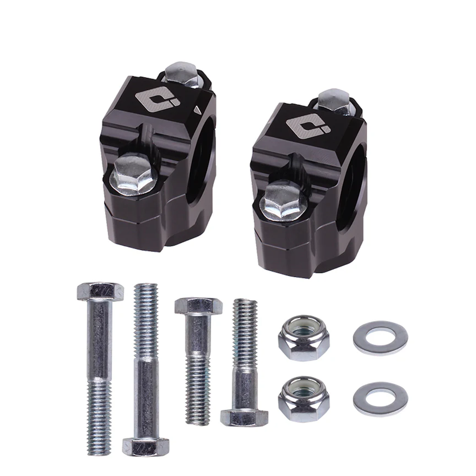 MX BAR MOUNTS 1-1/8” BLK 5MM OFF