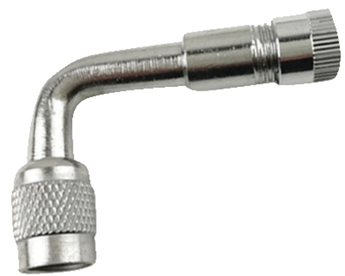 CHROME VALVE EXTENSION 90°