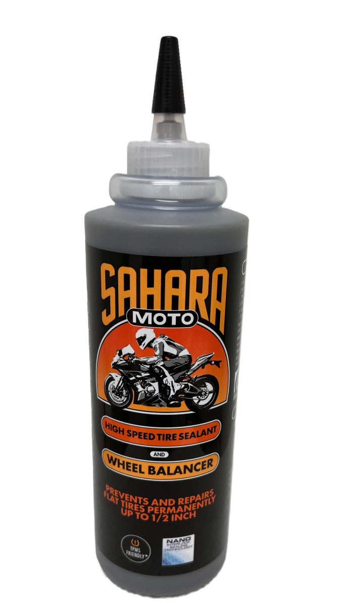 SAHARA MOTO TIRE SEALANT 500ML / 16 OZ