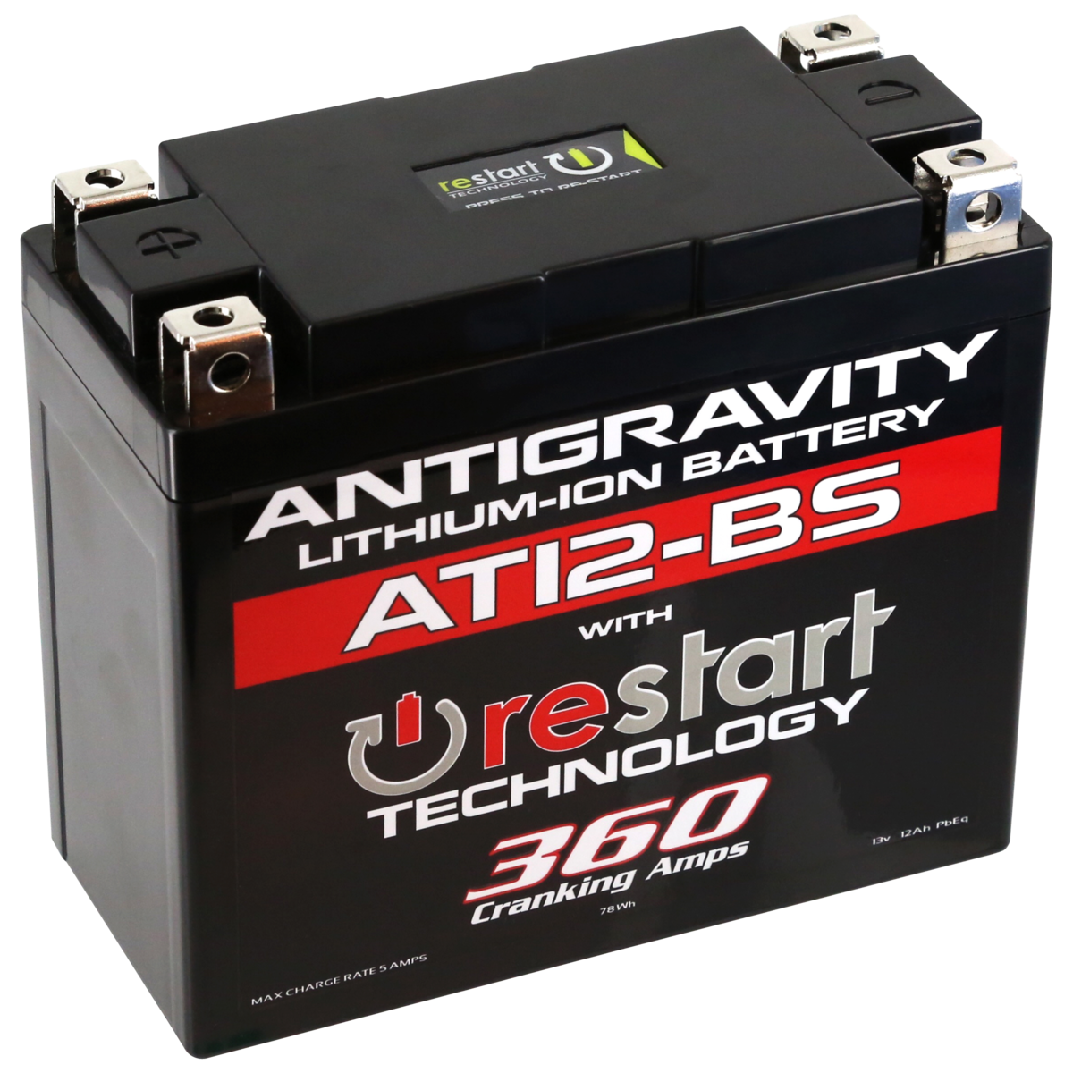 YT12-BS CASE FORMAT 360 CRANKING AMPS 12