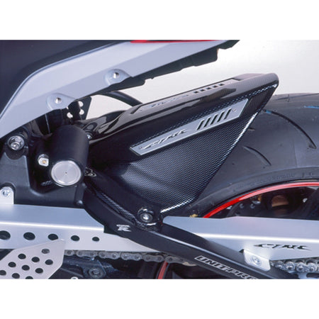 %HUGGER LASERCUT PLATE HON CBR600RR 07-08 CARBON.