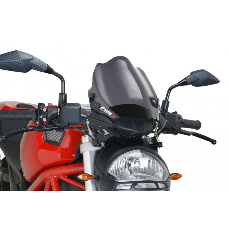 %WINDSCREEN NEW GEN. MONSTER 696/1100 08-09 DK.SMK